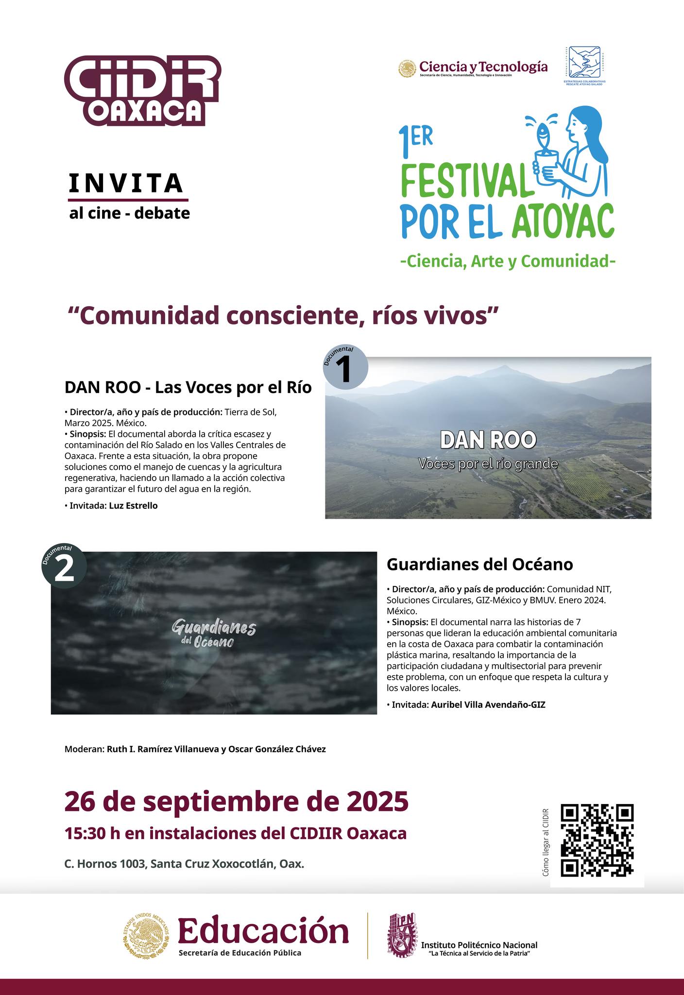 Cine-debate: Comunidad consciente, ríos vivos